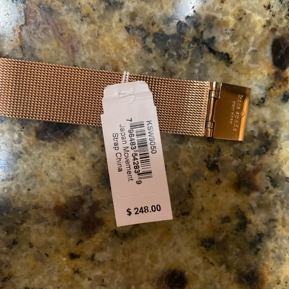 KATE SPADE Metro Rose Gold-tone Stainless Steel Mesh Bracelet Watch - Picture 6 of 7